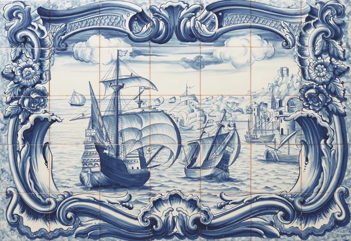 <h3>AGL 630 Azul e Branco 70X98</h3><small>Colections and Tiles, Pain&eacute;is Azulejares</small>
