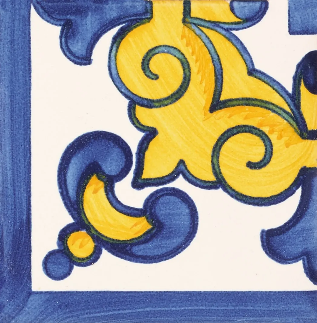 <h3>FCL 375AA Azul, Branco e Amarelo 7X7</h3><small>Colections and Tiles, Azulejo Tradicional</small>