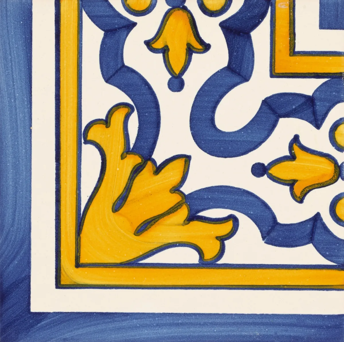 <h3>ACL 304 Azul, Branco e Amarelo 14X14</h3><small>Coleções & Azulejos, Azulejo Tradicional</small>