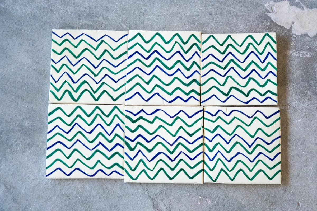 <h3>BS TAVIRA MODELO 4 Multicor 14x14</h3><small>Colections and Tiles, Bela Silva Tavira</small>