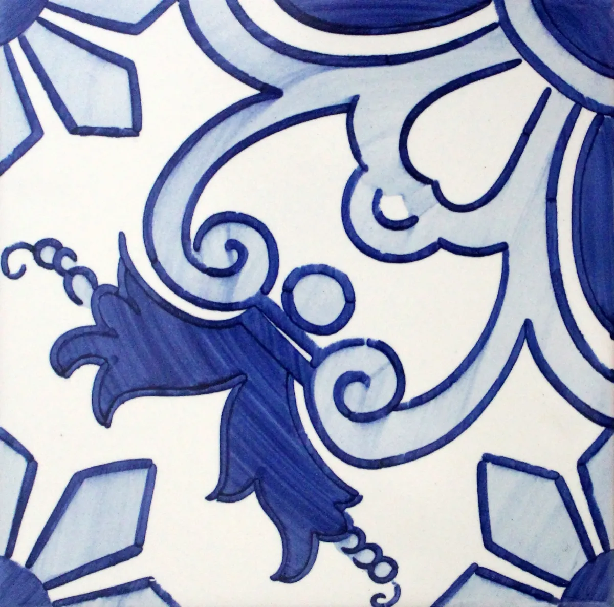 <h3>APL 231A Azul e Branco 14X14</h3><small>Coleções & Azulejos, Azulejo Tradicional</small>