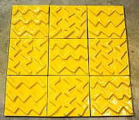 BS ONDAS AMARELO BS 20x20
